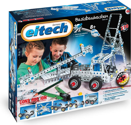 Eitech konstruktion - byggesæt - basis byggesæt - 8 modeller