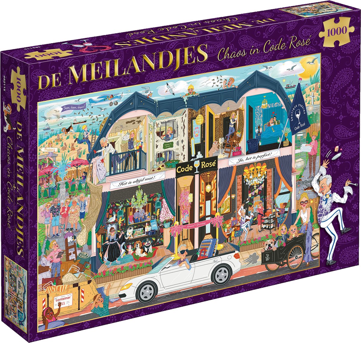 Tucker's fun factory legpuzzel - de meilandjes - chaos in code rosé (1000)