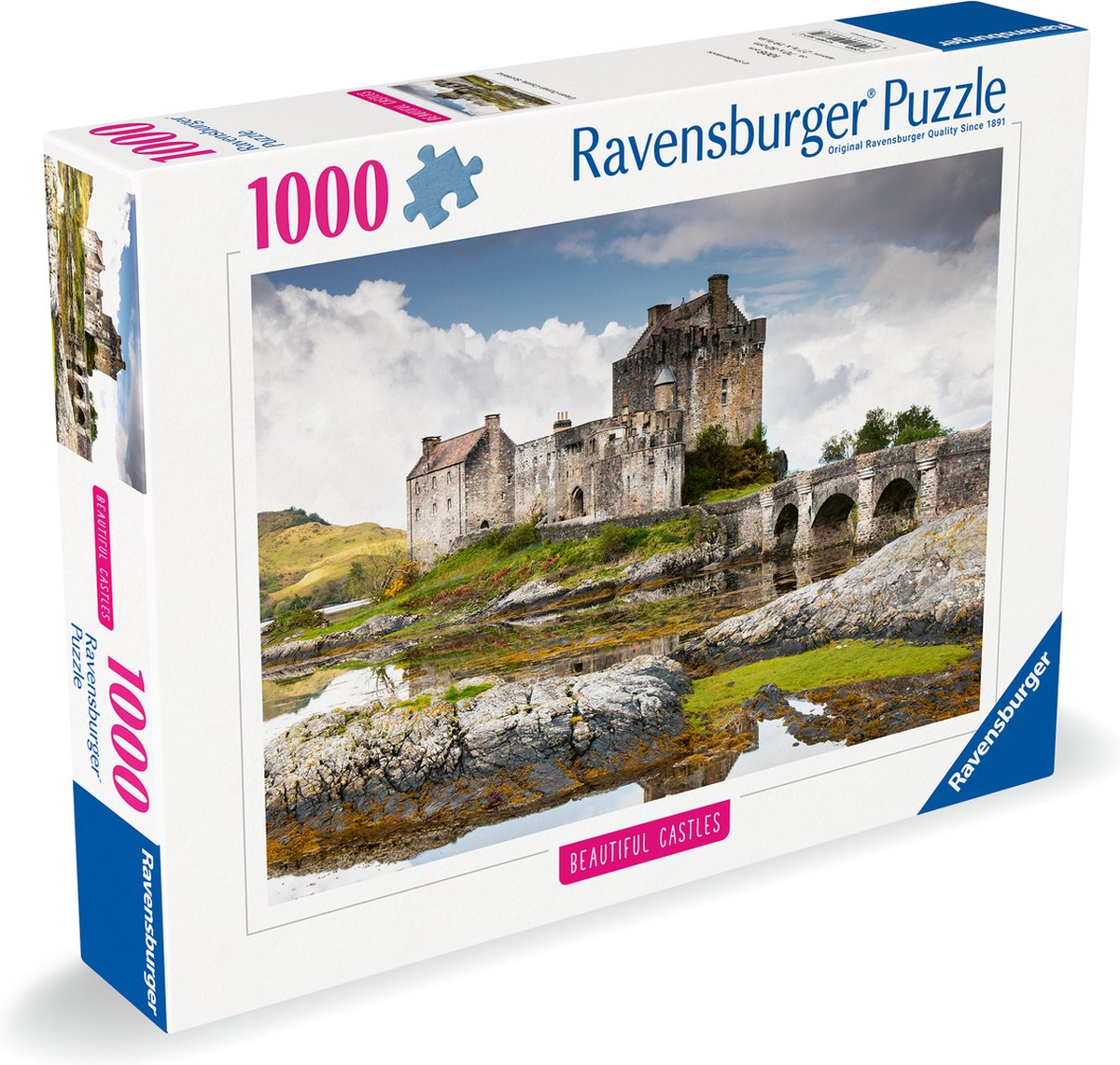 Ravensburger - Eilean Donan Castle, Skotland - 1000 brikker - puslespil