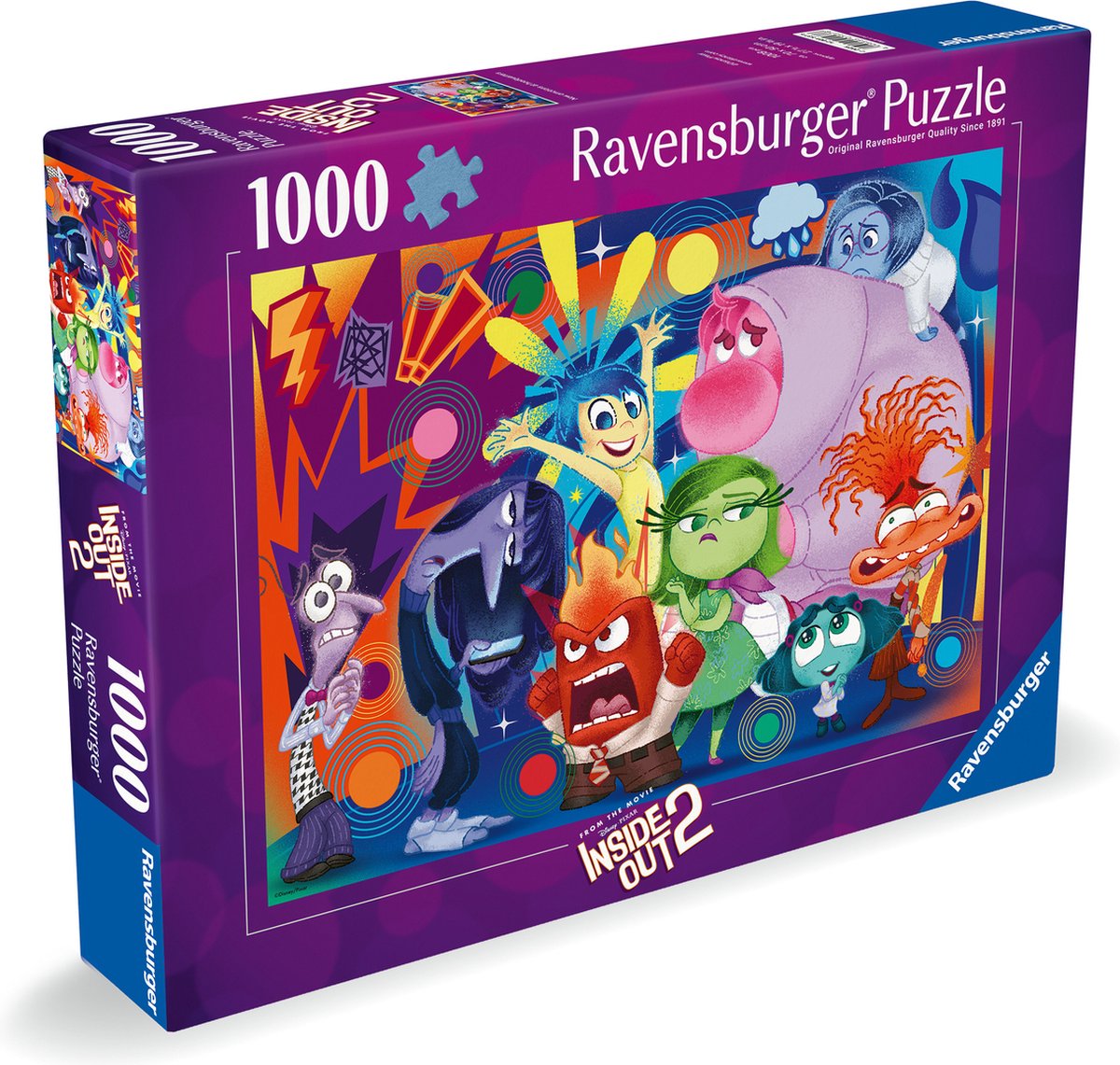 Ravensburger puslespil - puslespil - 1000 brikker vrangen ud 2