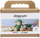 Kreativ virksomhed https: www.cchobby.nl hobbyset-amigurumi-aap-groen-off-white-1-doos