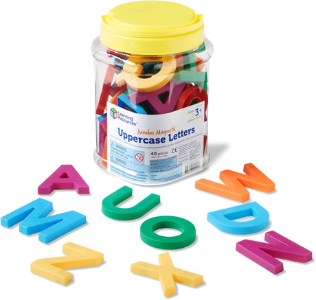 Læringsressourcer magnetiske alfabetbogstaver - store bogstaver - 3+
