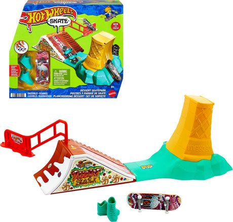 Hot wheels skate - skate dessert park legesæt