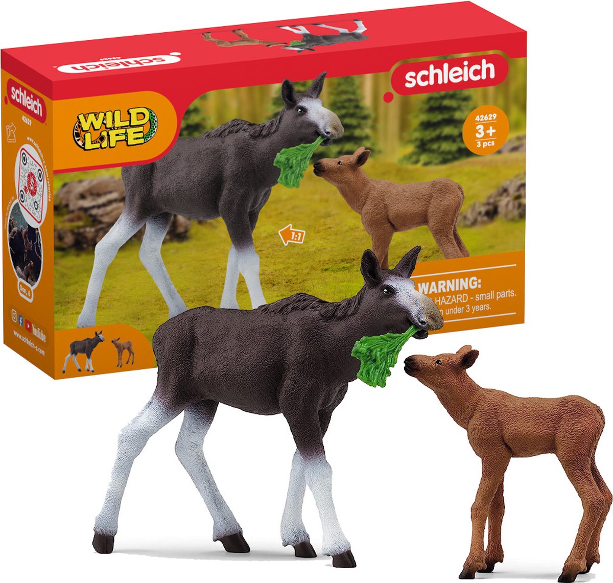 Schleich vilde liv - elgkalv - 42629