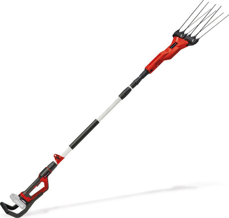 Einhell batteri oliven frugthøst rive ge-fs 18 53 li solo - power x-change - 18 v li-ion - arbejdsbredde: 28-53 cm - styrehåndtag længde: 92 - 182 cm - inkl. bærerem og vægholder - ekskl. batteri og oplader