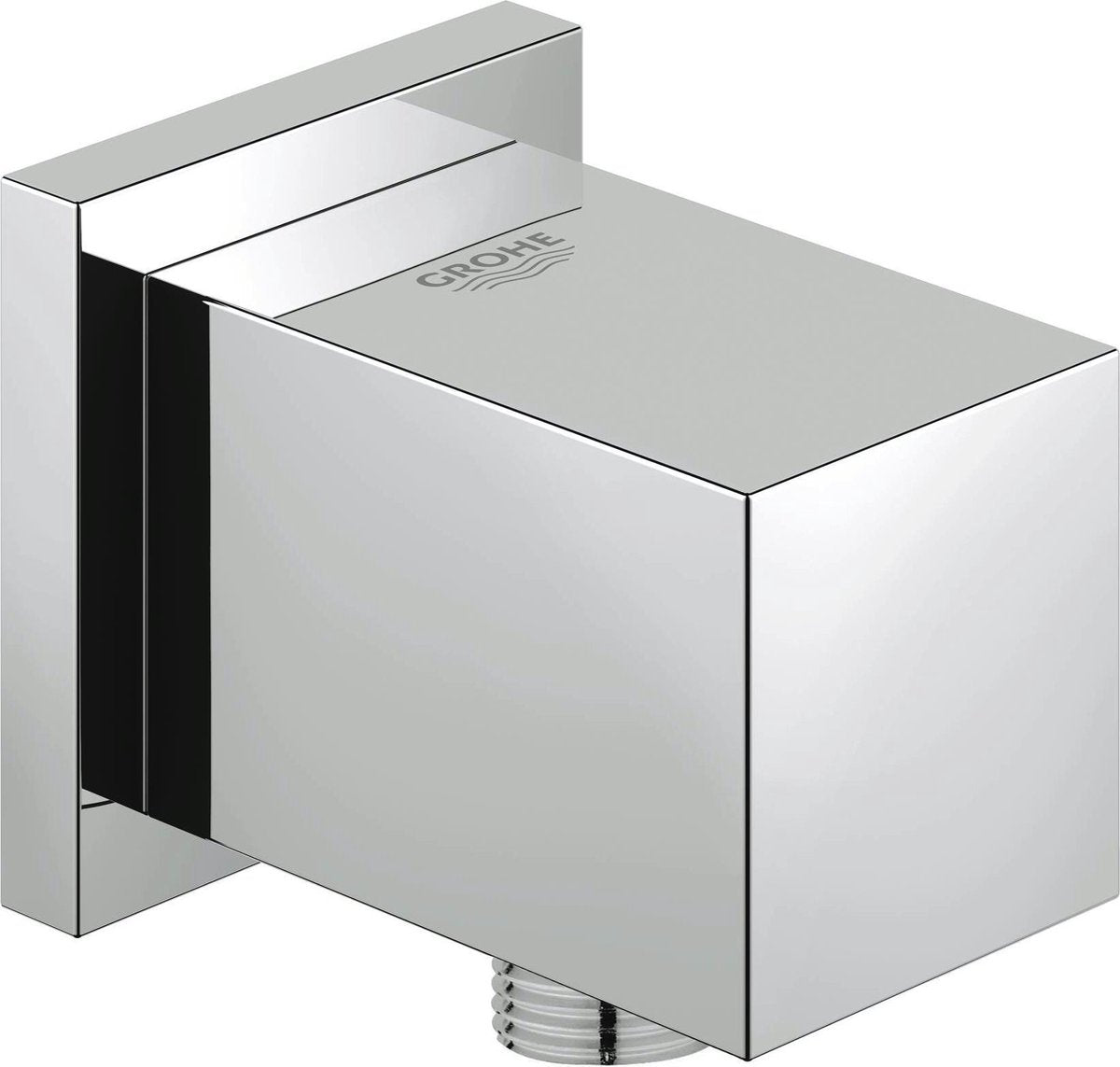 Grohe euphoria cube vægforbindelse bøjning hangevind beskyttelse mod tilbagestrømning krom