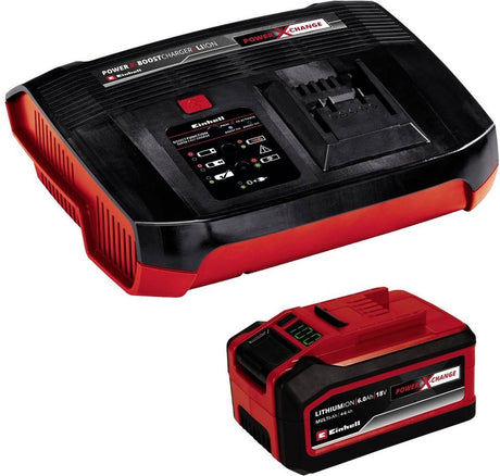 Einhell 18 v 4-6 ah power x-change startsæt - 1x 4-6 ah batteri og hurtigoplader - universal til alle power x-change maskiner