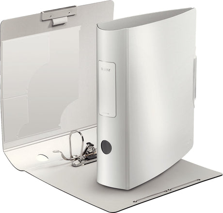 Leitz 180° aktiv stilbinder til 500 A4-ark - rygbredde på 82 mm - polarhvid