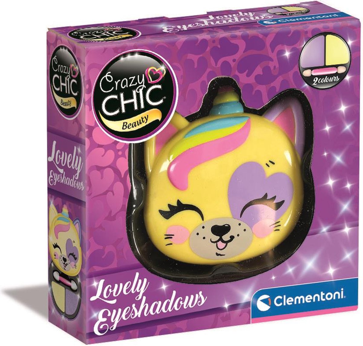 Clementoni Crazy Chic Eye Shadow i Make-Up Box Tiger