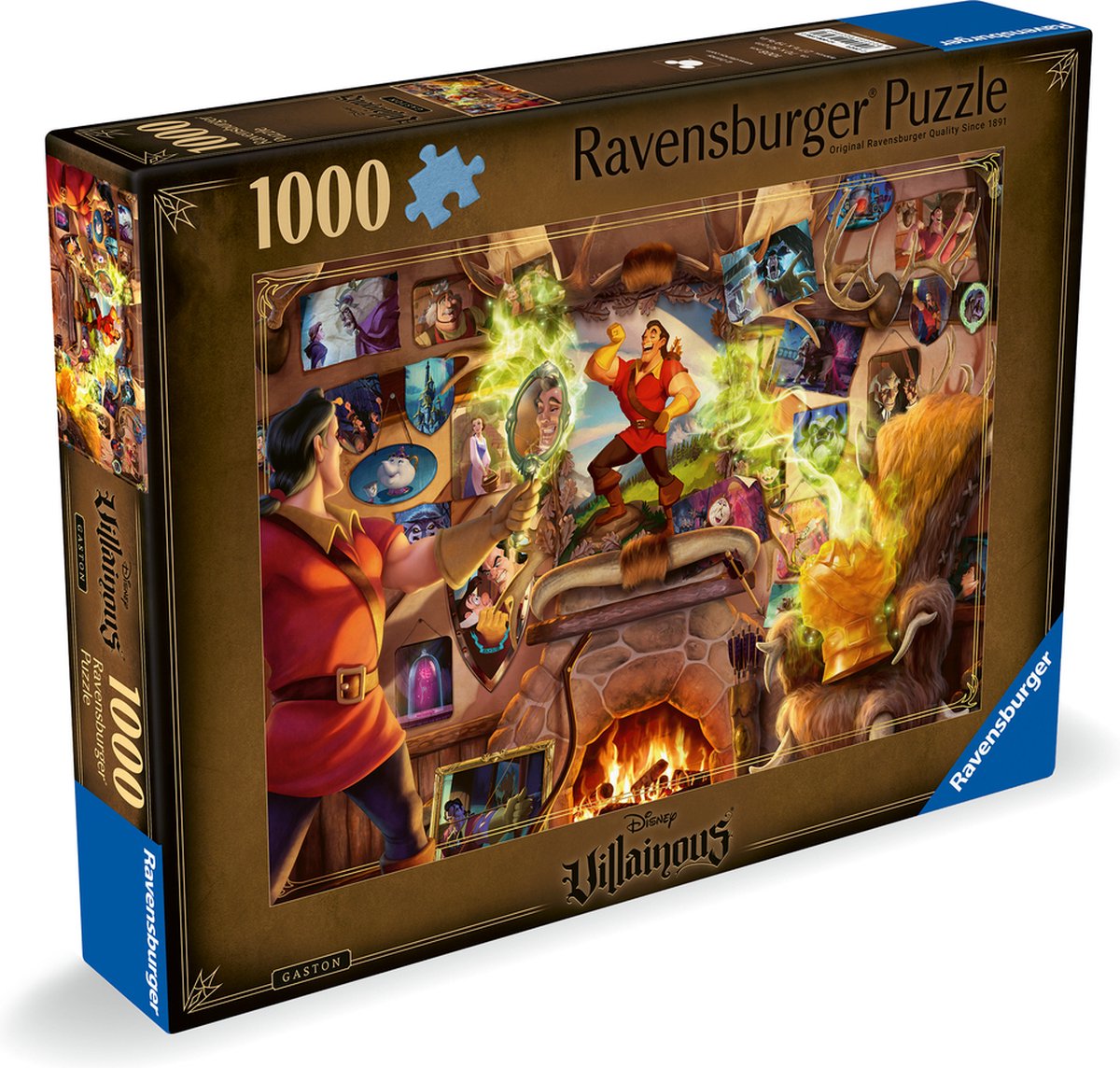Ravensburger puslespil Disney villainous: Gaston - puslespil - 1000 brikker