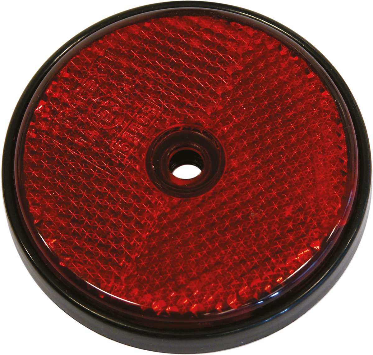 Carpoint reflektor rund ø 70mm rød bulk