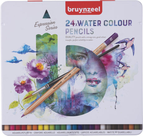 Bruynzeel expression akvarel blyanter tin 24