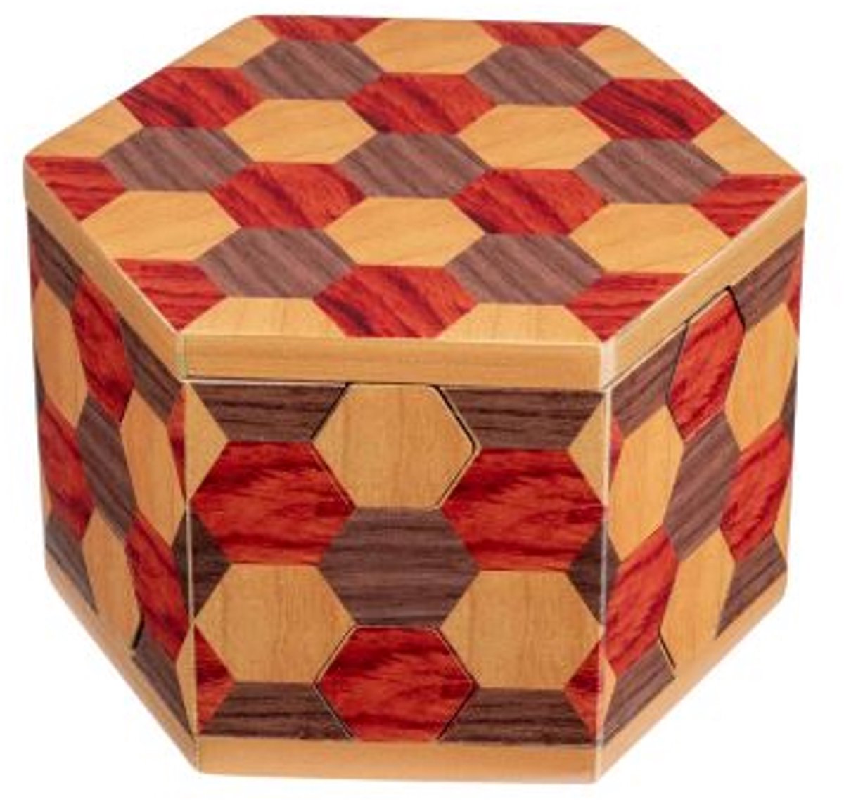 Philos puslespil æske honeycomb brainteaser gave opbevaringsæske.
