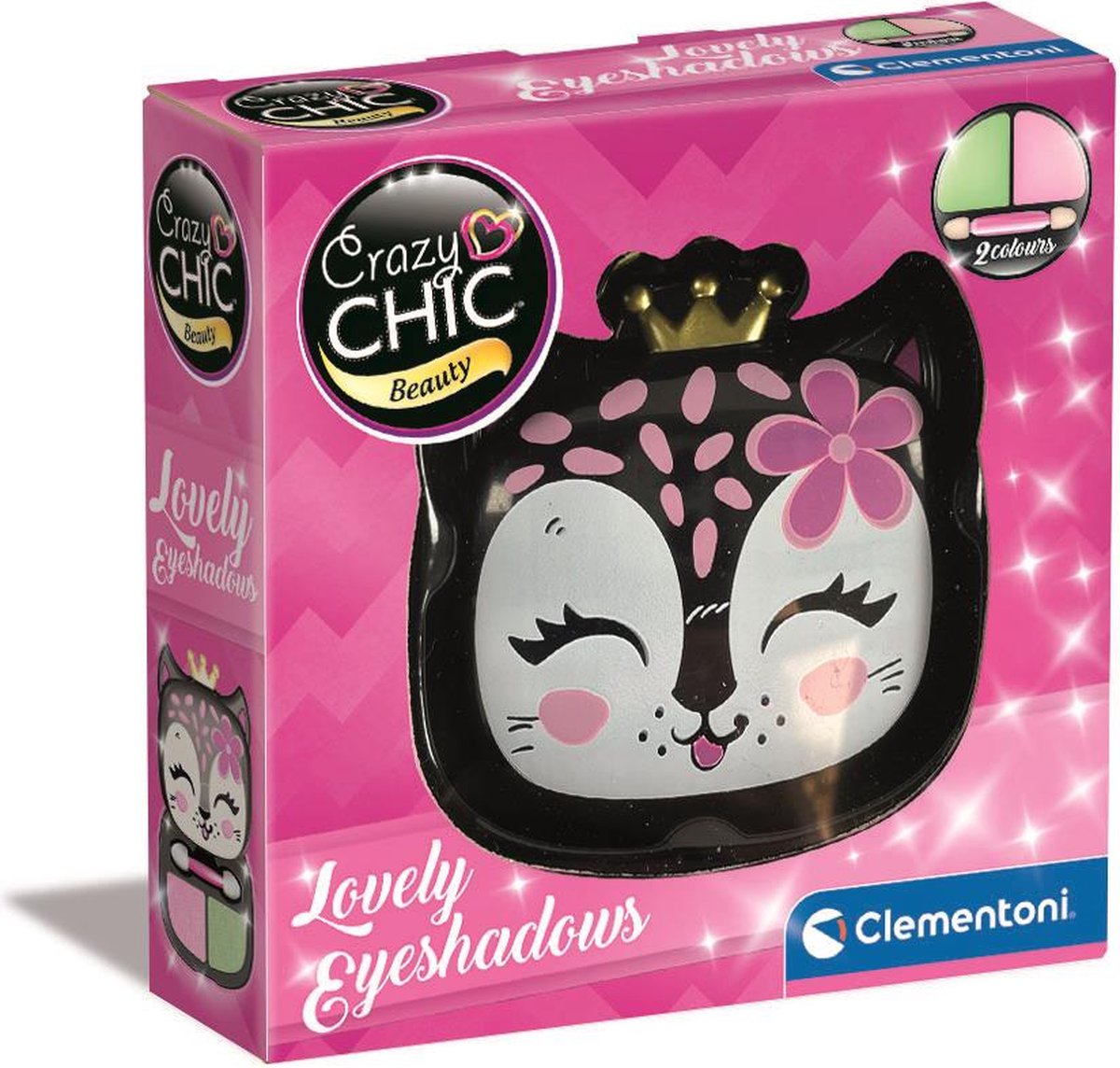 Clementoni Crazy Chic Eye Shadow i Make-Up Box Panther