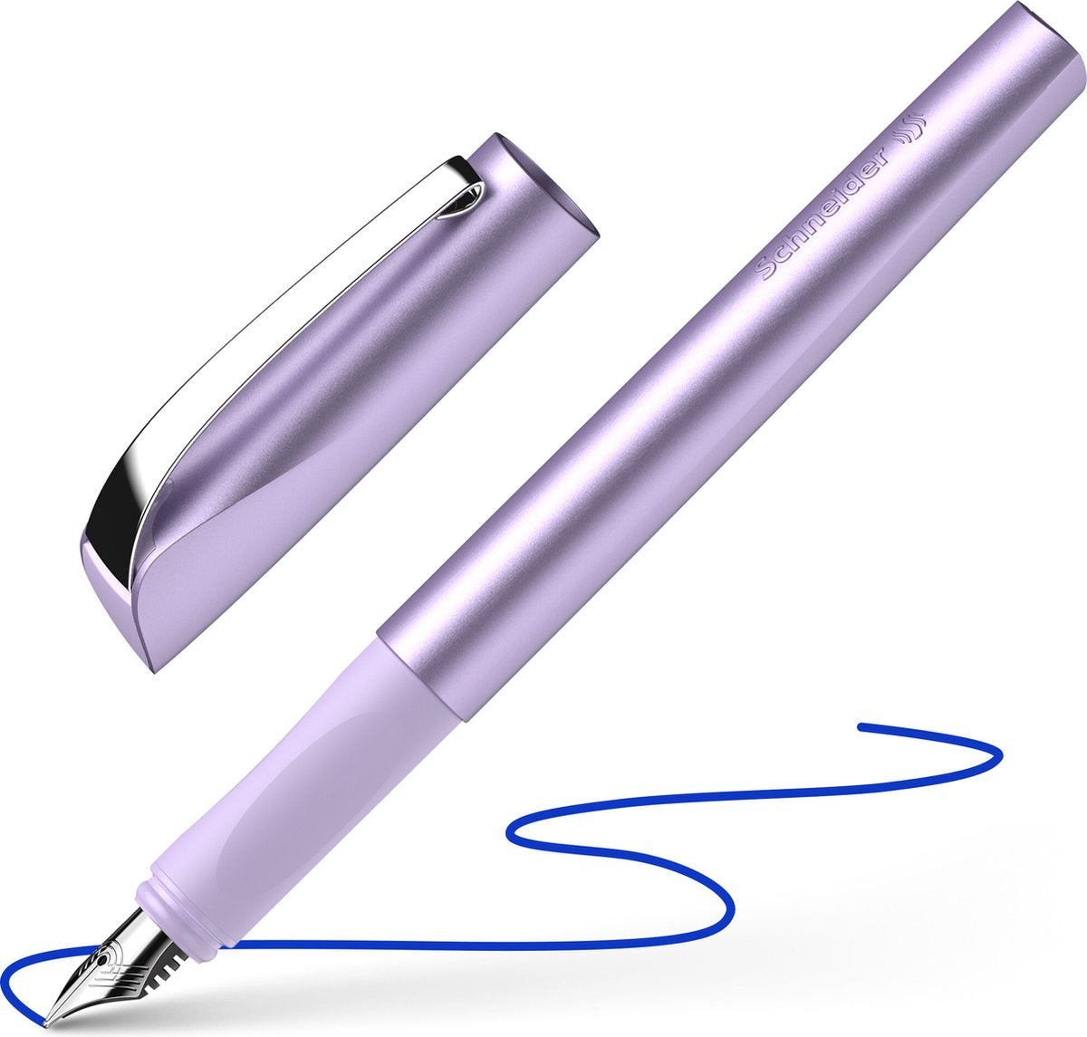 Schneider skriveredskaber schneider fyldepen - ceod shiny - lilla - nib m - s-168656