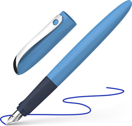 Schneider brevpapir schneider fyldepen - bølget - nib a - blå - s-162133
