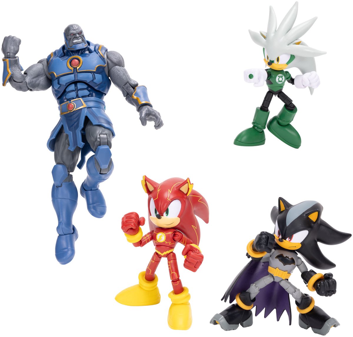 Jakks Sonic DC 13 cm figurerer kraft kontra hastighed