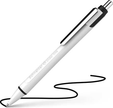 Schneider skriveredskaber schneider kuglepen - skyder xite - 0,6 mm - sort - 10 stykker - s-133201-10