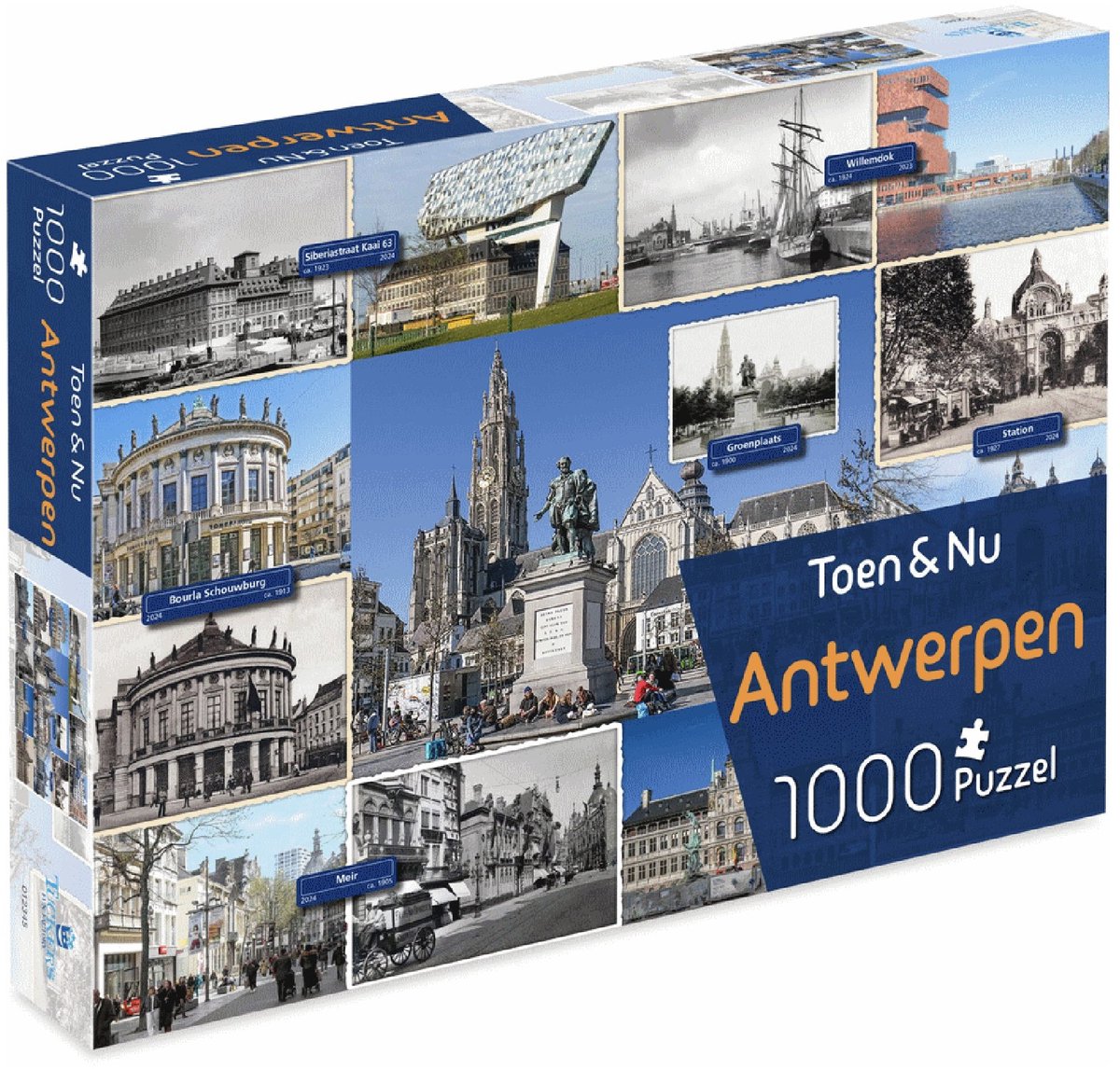Tucker's fun factory toen nu puzzel - antwerpen (door fotograaf robert mulder) - 1000 stukjes - legpuzzels
