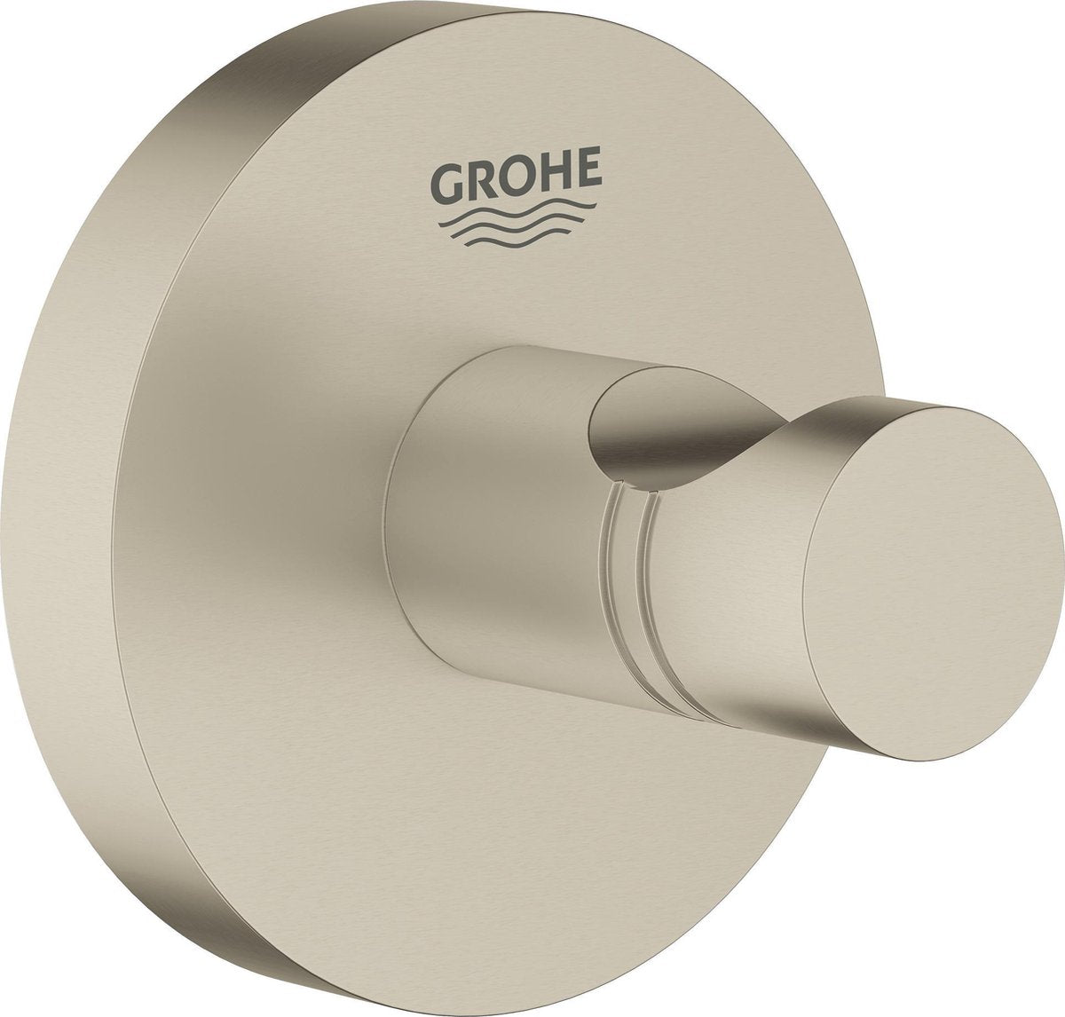 Grohe essentials badekåbekrog - håndklædekrog - børstet nikkel
