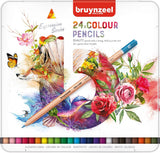 Bruynzeel udtryk farveblyanter tin 24