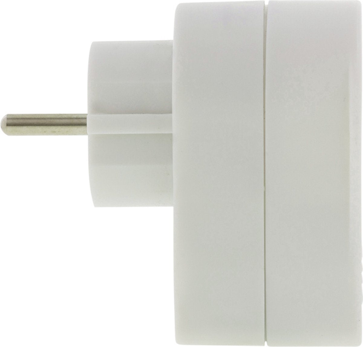Scanpart mellemstik med overspændingsbeskyttelse - med jord - mod spidsspænding - 10a 16a