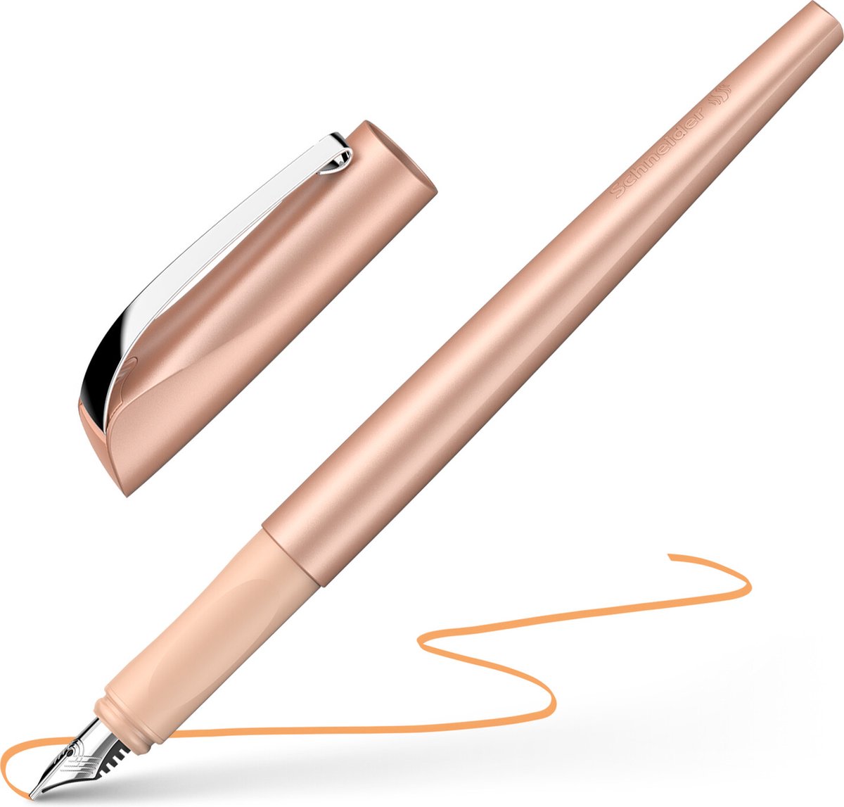 Schneider skriveredskaber schneider kalligrafi fyldepen – callissima – abrikos – stregbredde 1,1 mm – s-163706