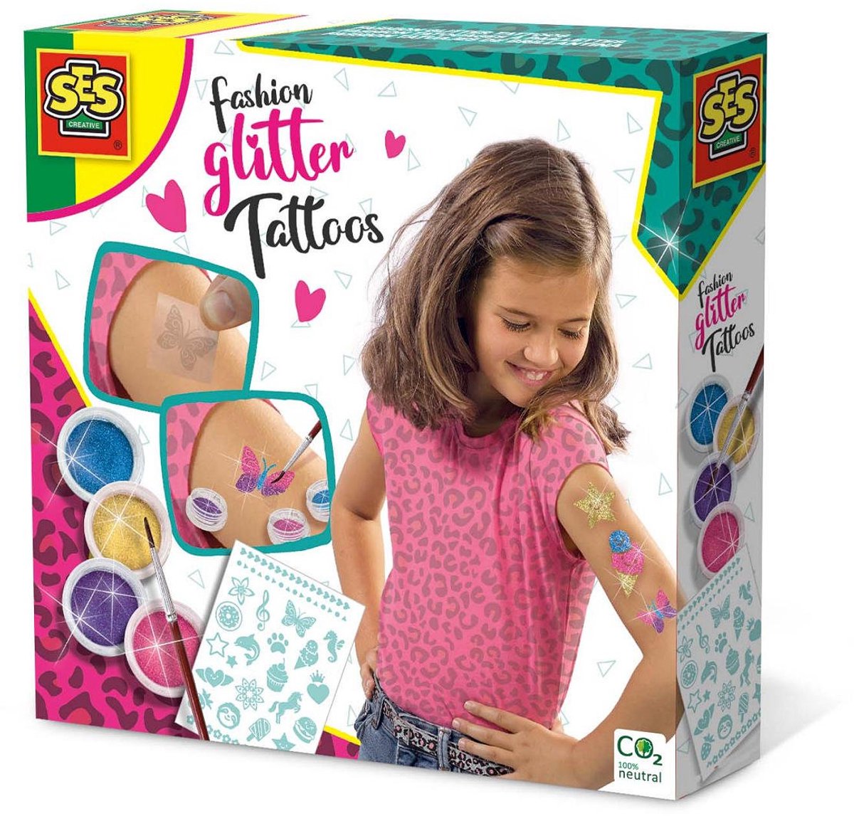 Ses kreative ses fashion glitter tatoveringer