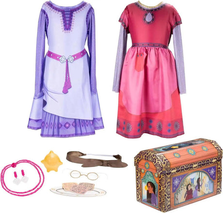 Disguise Disney wish asha and dahlia dress up case 9-delt