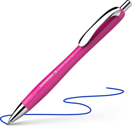 Schneider skriveredskaber schneider kuglepen - slider rave - nib xb - power pink - s-132509