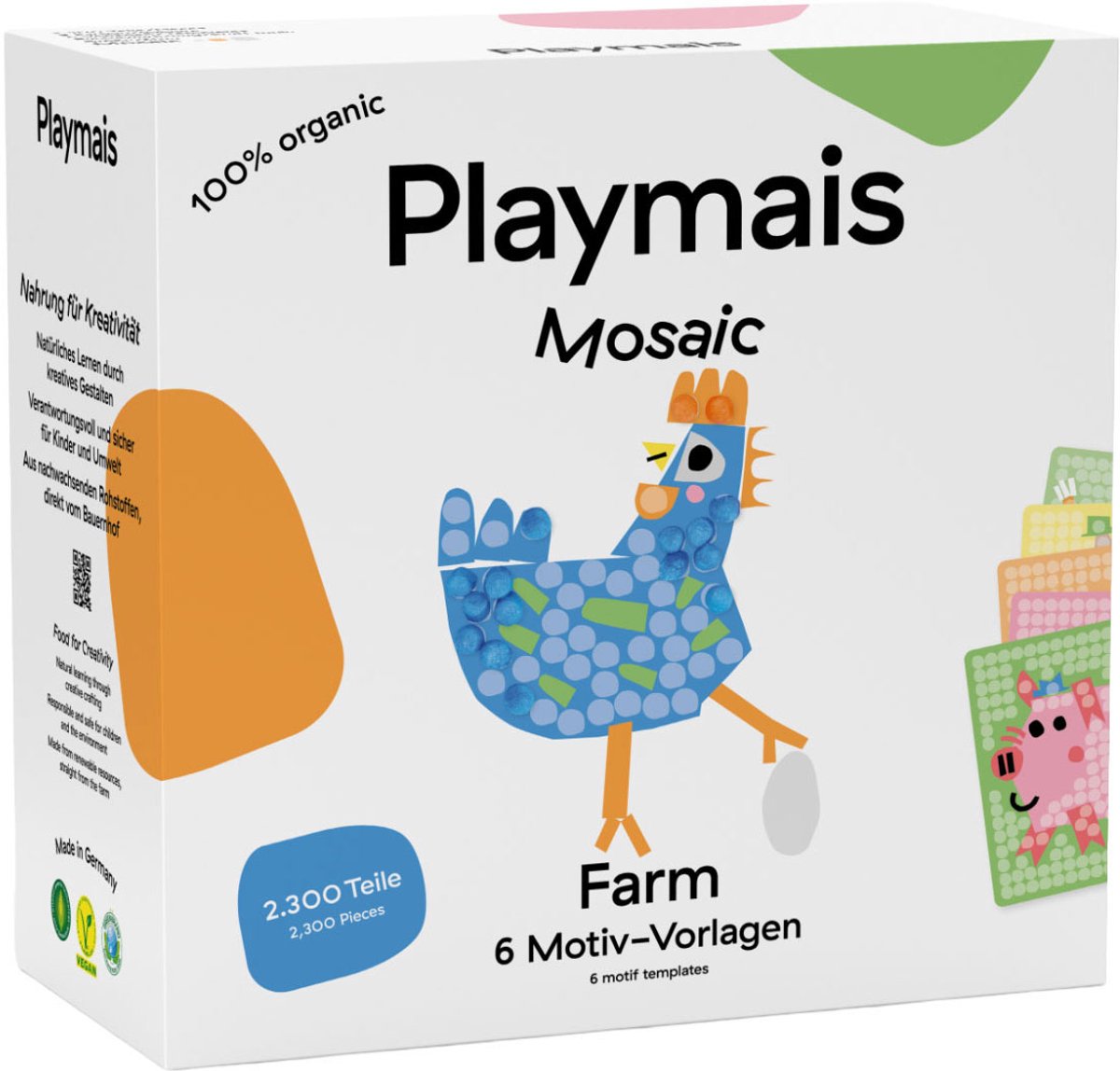 Playmais mosaikgård - 2300 stk
