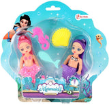 Toi-toys havfruer havfruedukke med tilbehør, 12cm