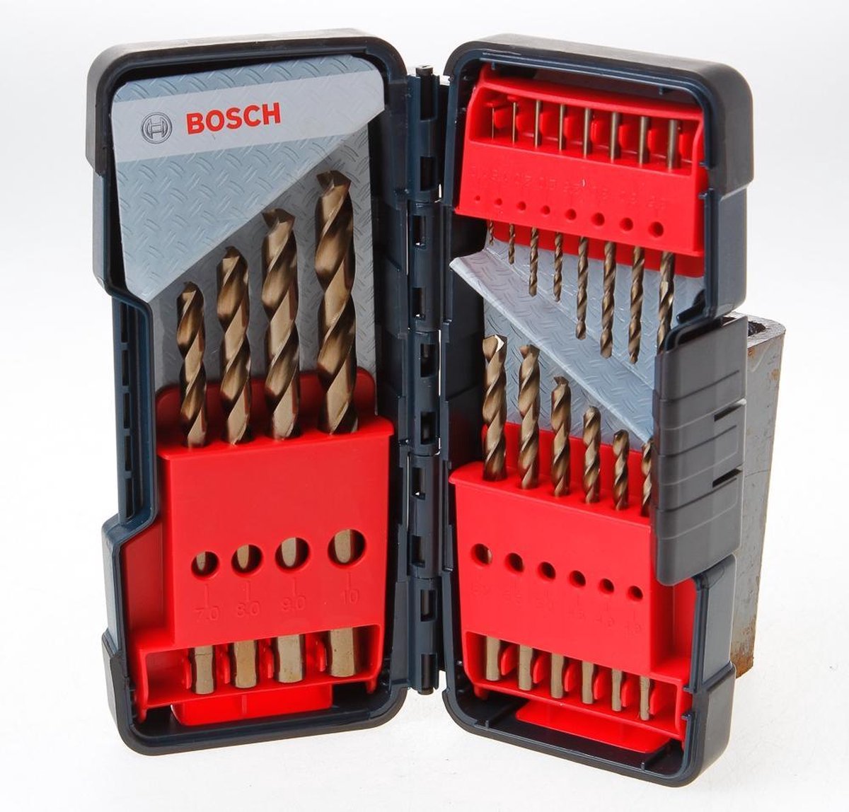 Bosch pro ssteel hss-co spiralboresæt, 18d
