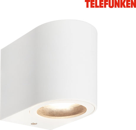 Telefunken - LED væglampe - 322906tf - ip44 - udskiftelig lampe - 8 x 7 x 9 cm - hvid