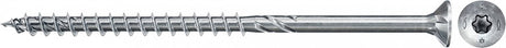Fischer 670376 spånpladeskrue power-fast ii 5,0 x 50 tx20 - undersænket hoved - delgevind - blå zinkbelagt (200 stk)