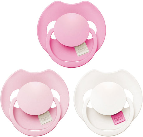 Difrax lovi fopspeen dynamisch - prime - 18+ maanden - roze - 3 stuks