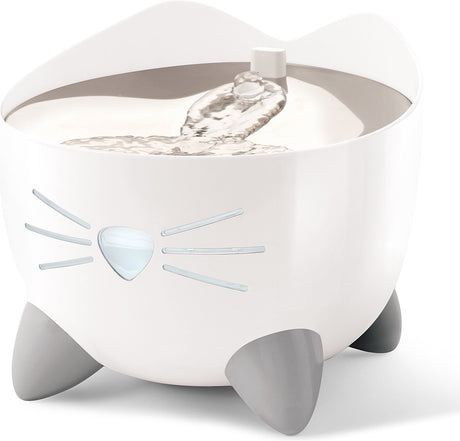 Catit pixi smart drikkefontæne - 2l - hvid - med app - UV-C vandfontæne