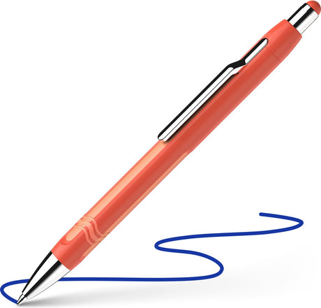 Schneider skriveredskaber schneider kuglepen - epsilon - varm orange - blåt blæk - skrivebredde xb - s-138606