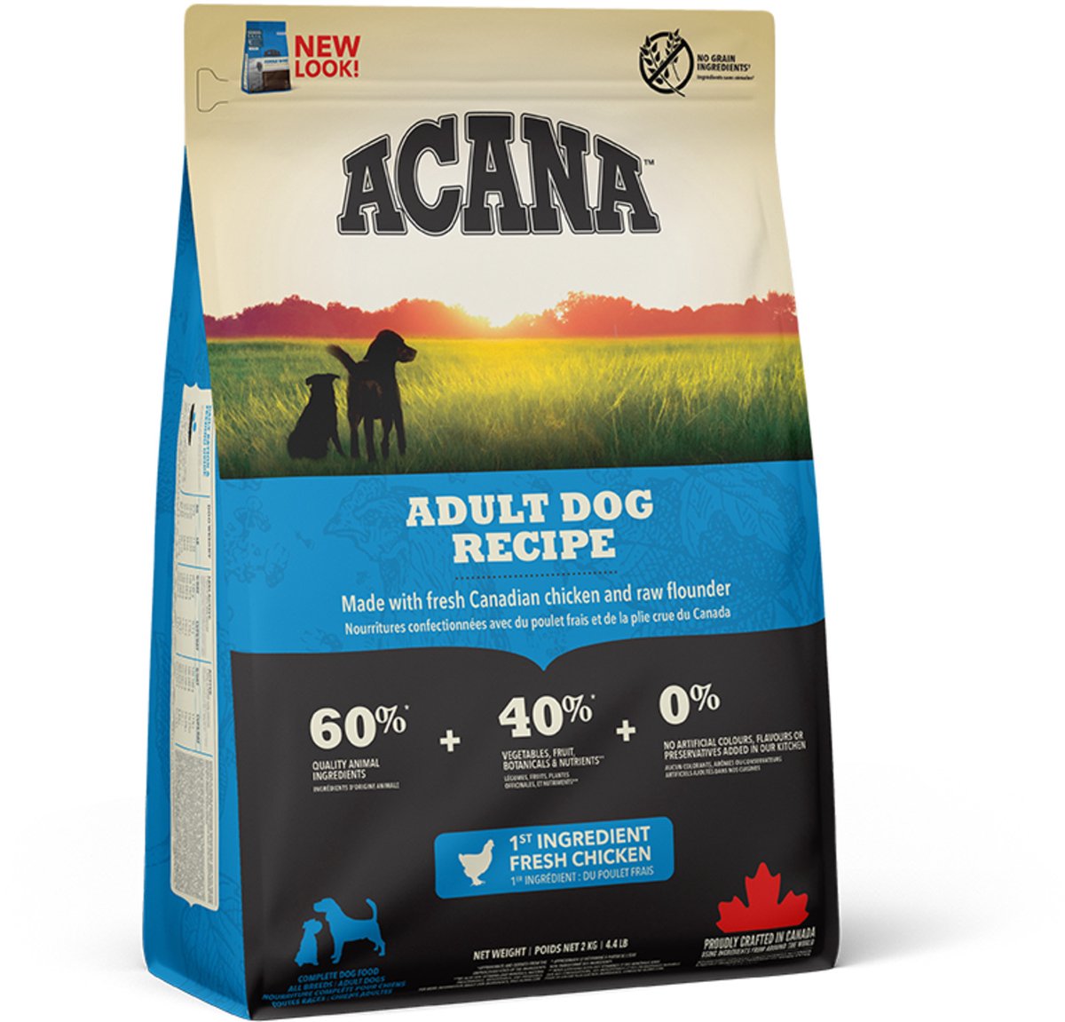 Acana arv voksen hund kylling kalkun - hundefoder - 2 kg