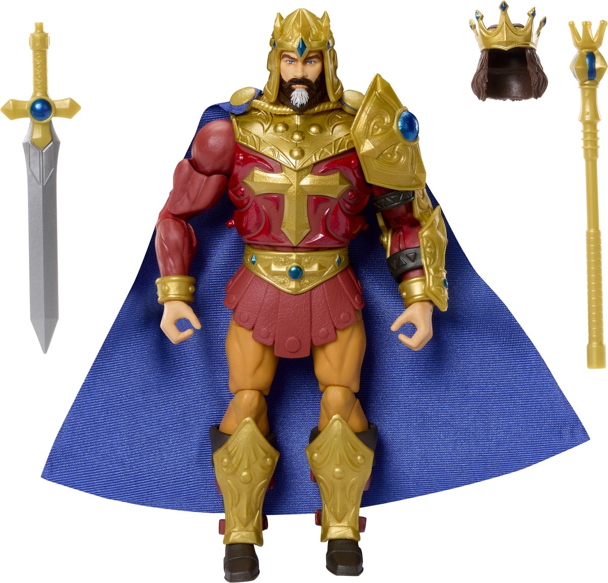 Mattel Masters of the Universe: Ny Eternia Masterverse Action Figur King Randor 18 cm actionfigur