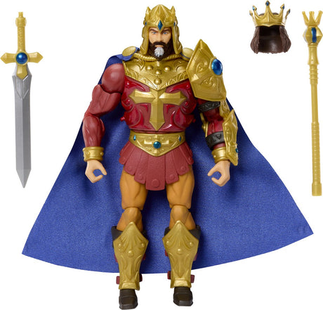 Mattel Masters of the Universe: Ny Eternia Masterverse Action Figur King Randor 18 cm actionfigur