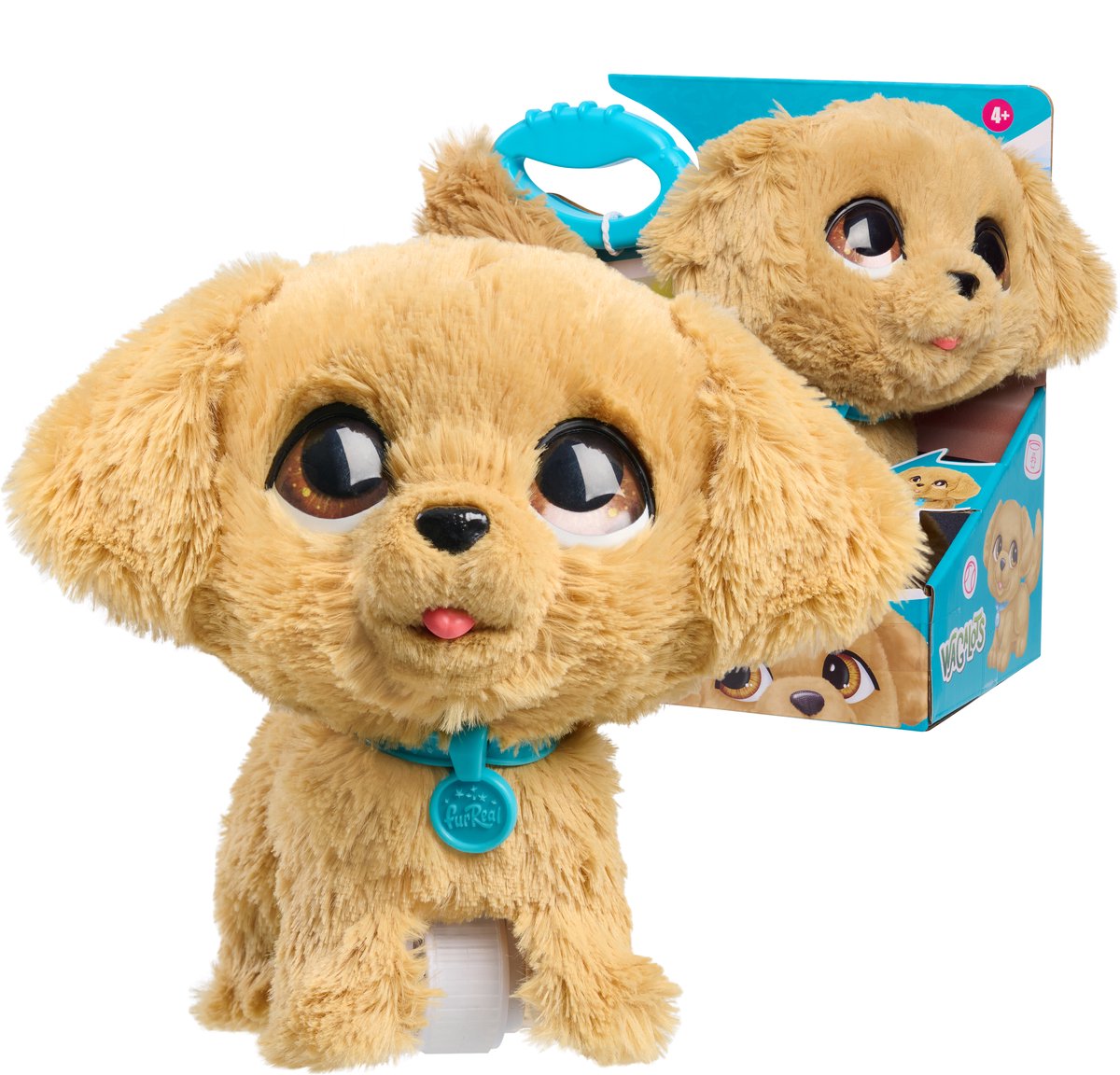 Bare spil furreal wagalots golden retriever - interaktiv hvalp