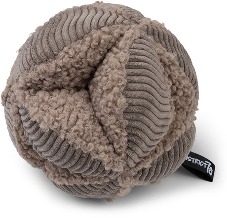 District 70 bobby – snuffelbal voor honden | stimuleert speurgedrag mentale uitdaging – taupe – large ø19 cm