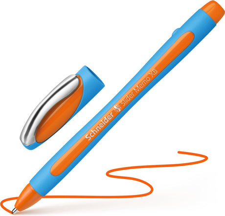 Schneider skriveredskaber schneider kuglepen - slider memo - nib xb 1.4mm - orange - s-150206