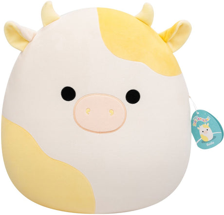 Jazwares squishmallows - stor plys (krop - gul plettet ko) - 40 cm plys
