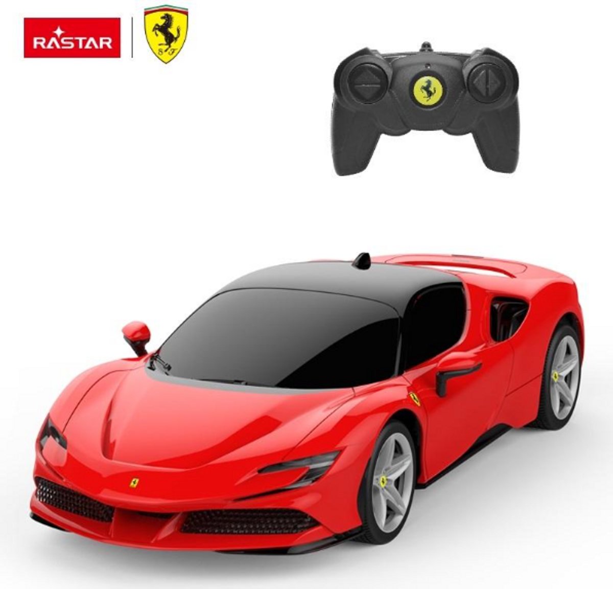 Jamara Rastar RC 1:24 Ferrari SF90 Stradale rød
