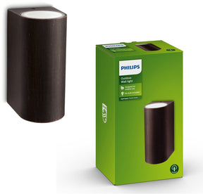 Philips led philips nightingale muurlamp - bruin