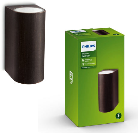 Philips led philips nightingale muurlamp - bruin