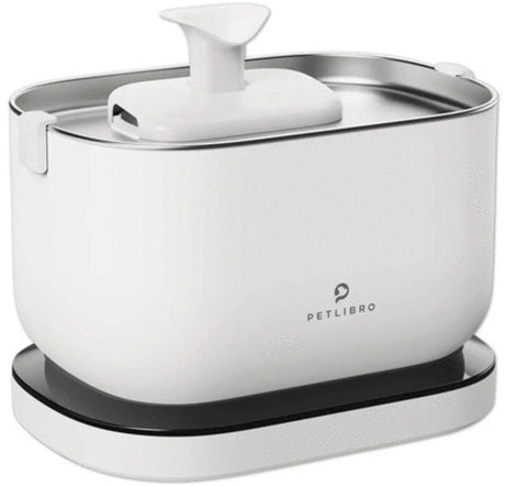 Petlibro dockstream - automatisk drikkefontæne - 2,5l - hvid - trådløs - inkl. filtersystem