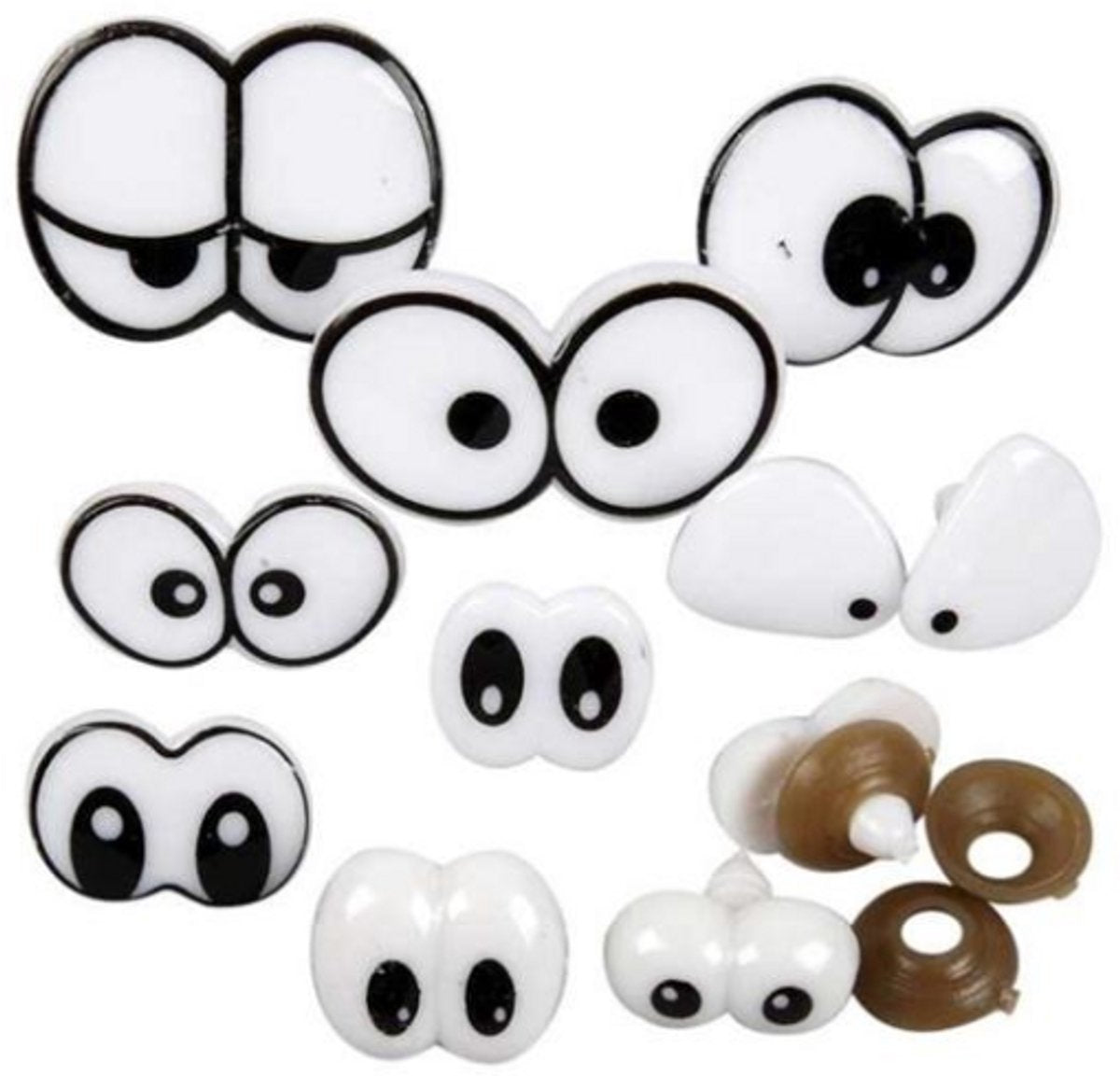 Kreativ virksomhed https: www.cchobby.nl funny-eyes-size-2-3-cm-9-div-1-doos